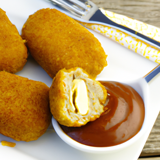 Kroketten mit Rahmsauce
