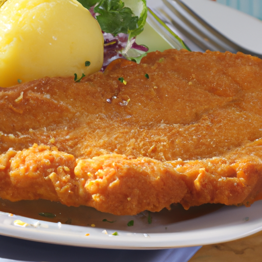 Überbackenes Schweineschnitzel Rezept