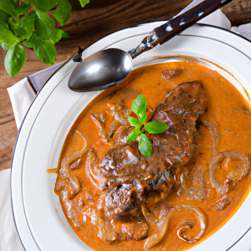 Lammfilet in Gorgonzolasauce