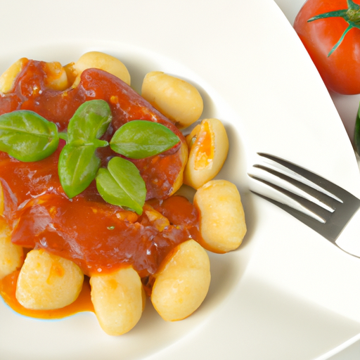 Gnocchi mit Tomatensauce und Basilikum Rezept