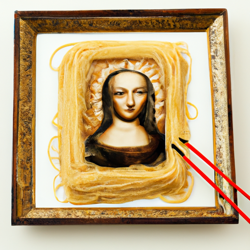 Spaghetti Mona Lisa