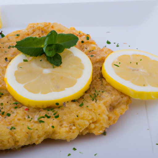 Schnitzel mit Zitrone