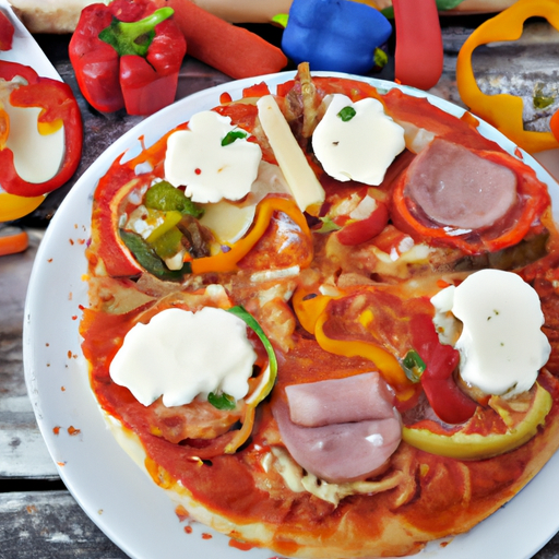 Party-Pizza Vier Jahreszeiten