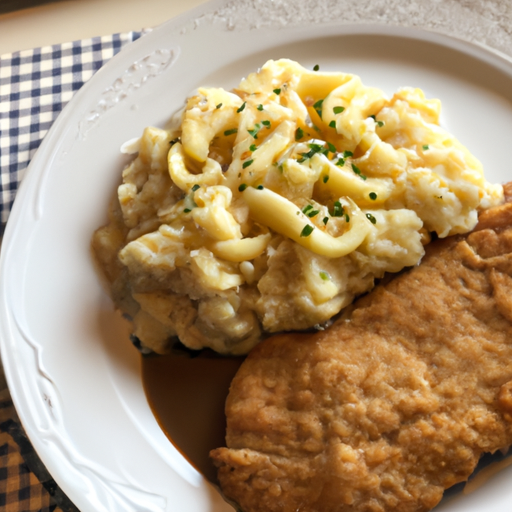 Schnitzel mit Spätzle