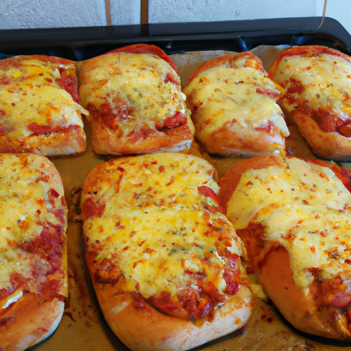 Pizzabrot mit Käse überbacken Rezept