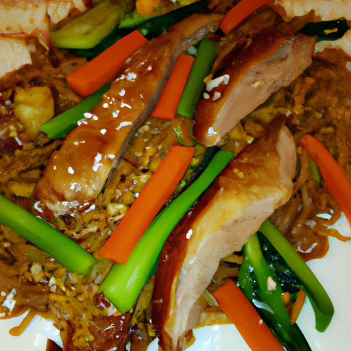Gebratene Ente Chop Suey