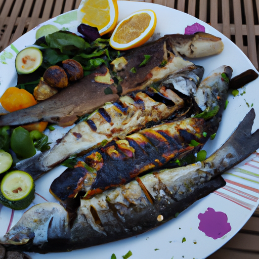 Gemischter Fischteller vom Grill
