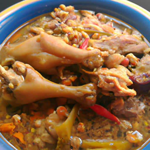 Gaeng Phet Gai - Thailändischer Hühnchensalat Rezept