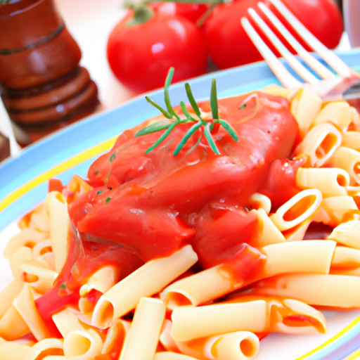 Pasta in Tomatensauce Rezept