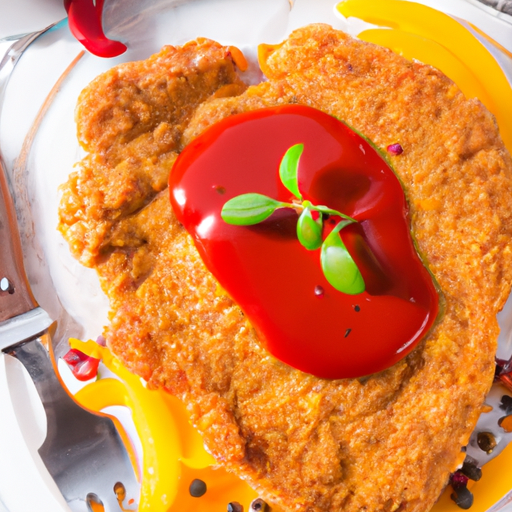 Schnitzel mit Paprika-Rahmsauce Rezept