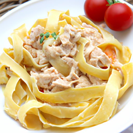 Tagliatelle Thunfisch