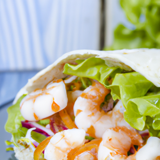 Garnelen Wrap