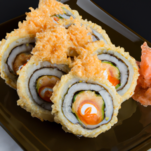 Ebi Tempura Inside Out Rolls