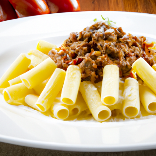 Pasta Rigatoni Bolognese