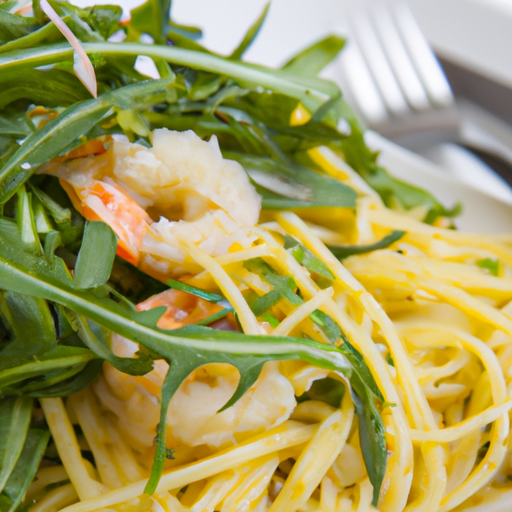 Linguine Scampi e Rucola