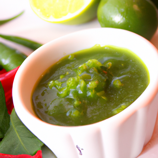 Grüne Chilisauce