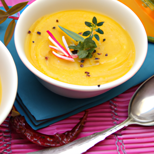 Mango-Safran Suppe