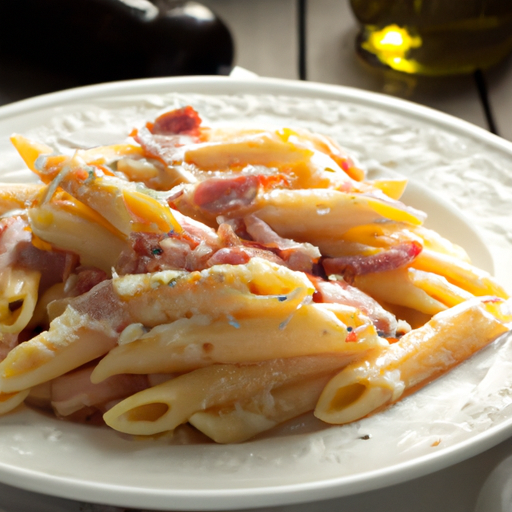 Penne Panna e Prosciutto