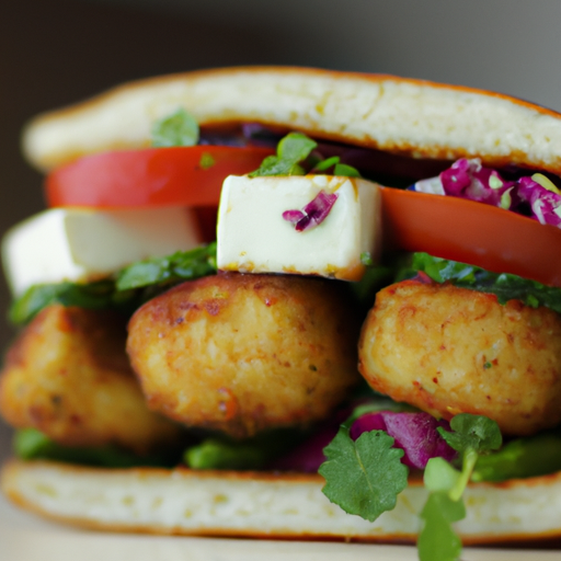 Falafel Halloumi Sandwich