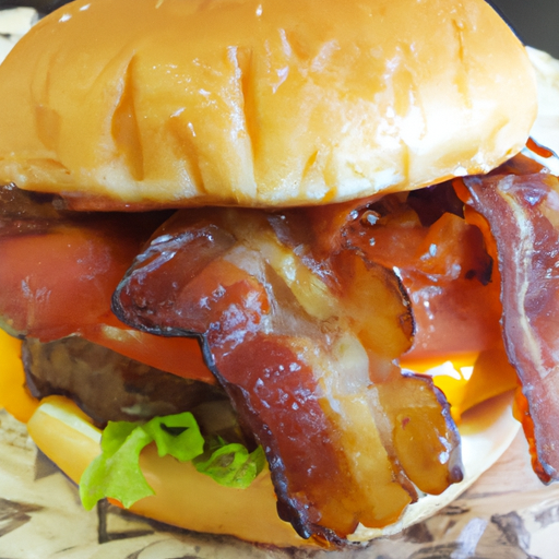 Hot BBQ-Bacon Burger