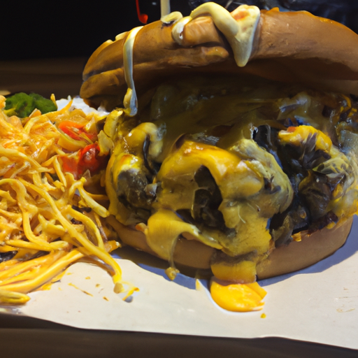 Cheese Explosion Burger