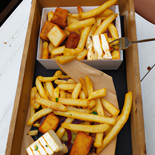 Halloumi Box mit Pommes frites Rezept