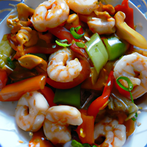 Chop Suey mit Groß-Garnele