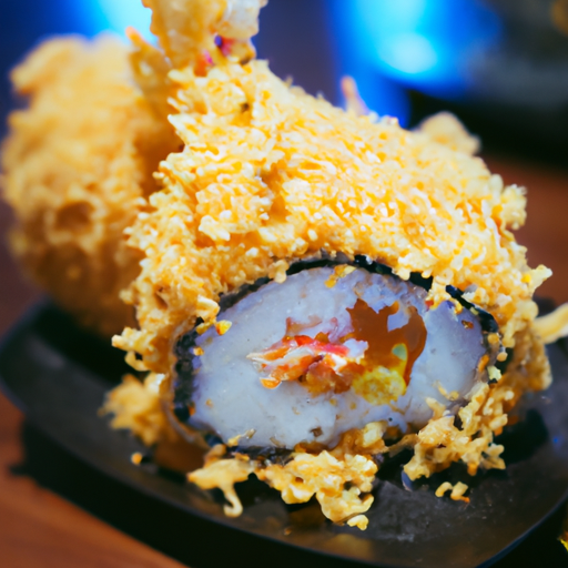 Crunchy Sake Roll