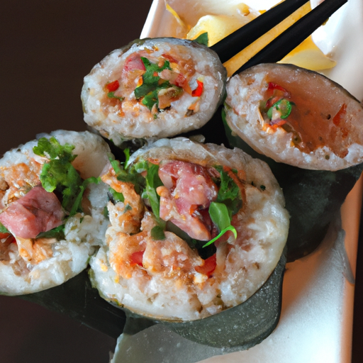 Inside Out Spicy Tuna Roll