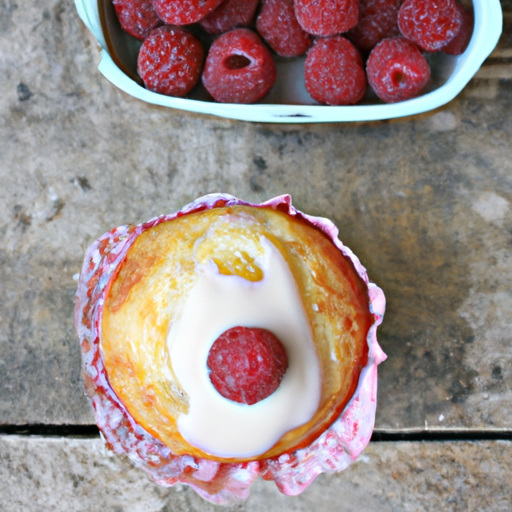 Muffin Raspberry Yoghurt