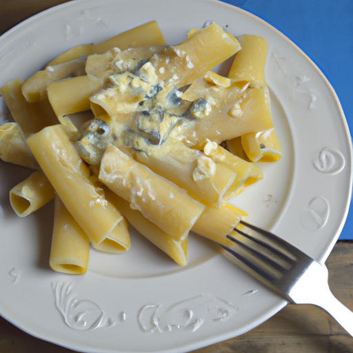 Rigatoni mit Gorgonzola und Sahnesauce