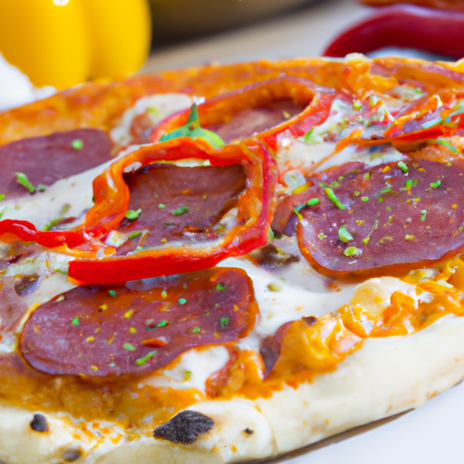 Pizza Rinderpeperoniwurst