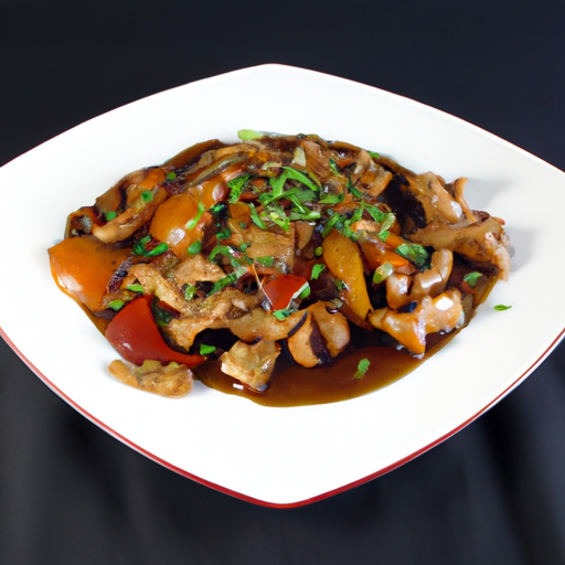 Hühnerfleisch Szechuan-Art