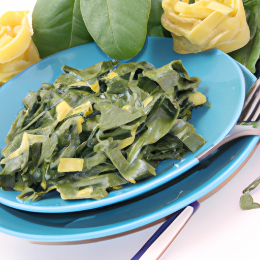 Tagliatelle mit Spinat Rezept