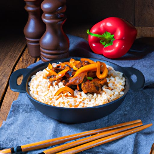 Gebratener Reis mit Gyrosfleisch Rezept