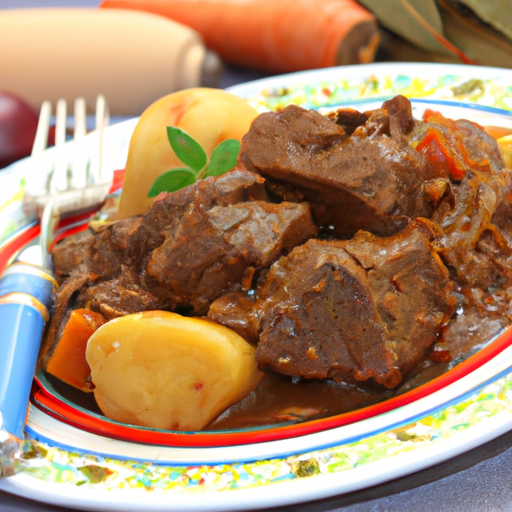 Lammhaxe Stifado