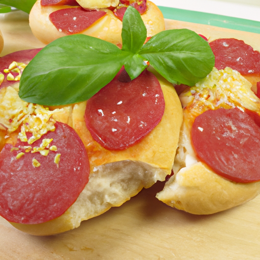 Salami-Pizzabrötchen Rezept