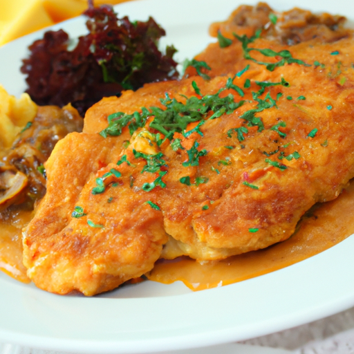 Hähnchen Pfifferlingschnitzel