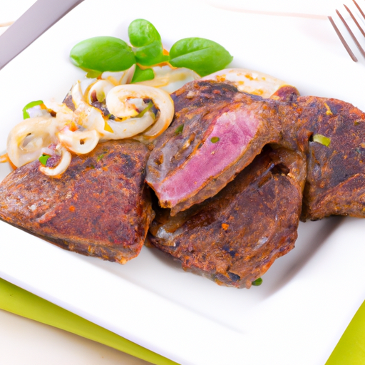 Gegrillte Kalbsleber