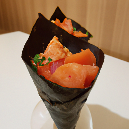 Spicy Salmon Temaki