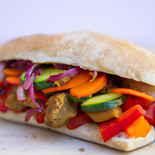 Vegetarisches Döner Sandwich Rezept