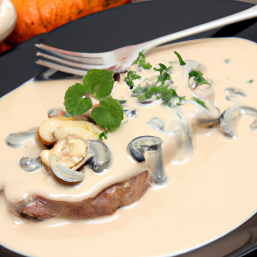 Schweinefilet mit Champignon-Rahmsauce Rezept