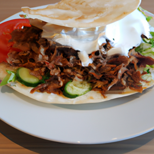 Döner-Teller nur mit Fleisch