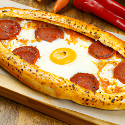 Pide Sucuk mit Ei Rezept