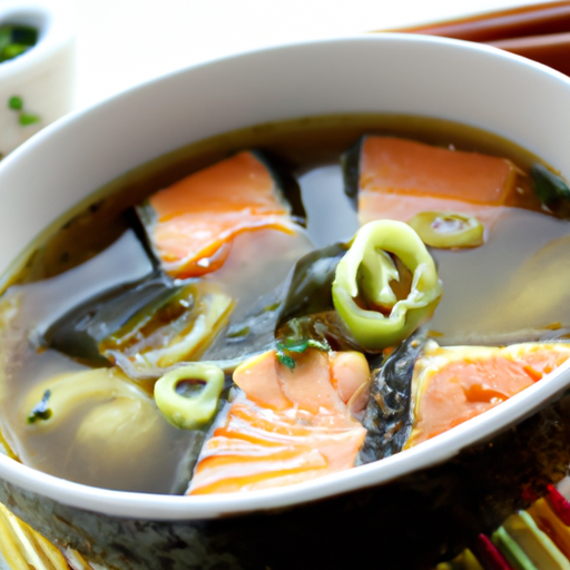 Miso-Lachs-Suppe