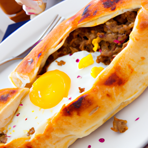 Pide mit Mett und Ei Rezept