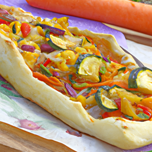 Pide Grillgemüse