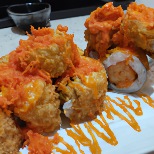 Inside Out Roll Spicy Ebi Tempura