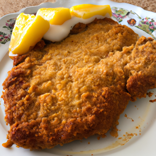 Metaxa Schnitzel überbacken