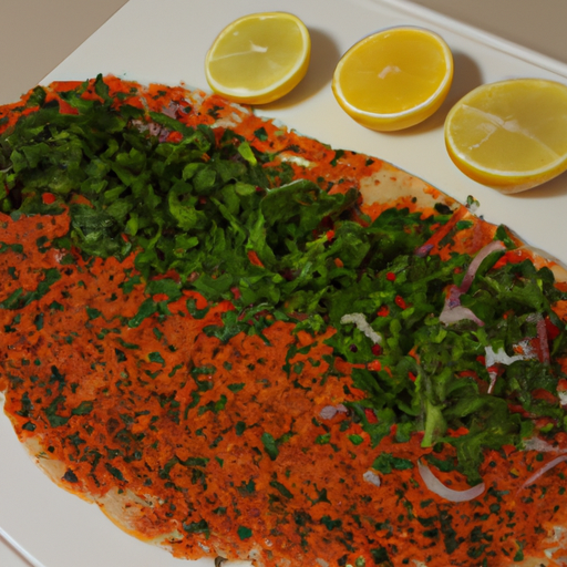 Lahmacun ohne Dönerfleisch